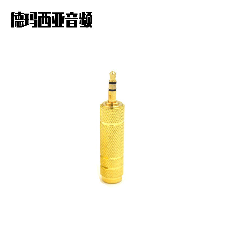 3 5 turn 6 5 audio adapter microphone headphone connector power amplifier converter 3 5mm revolution 6 5mm mother