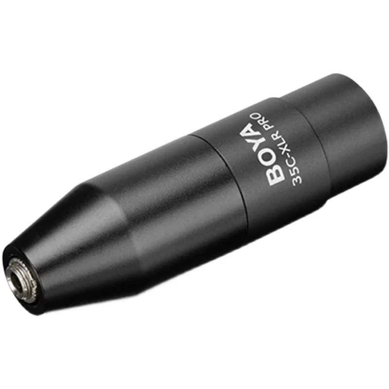 Boya/Boya 35C-XLR Pro превращает 3.5 В мама в Cartian 5V микрофон к 48V Cartian источнику питания