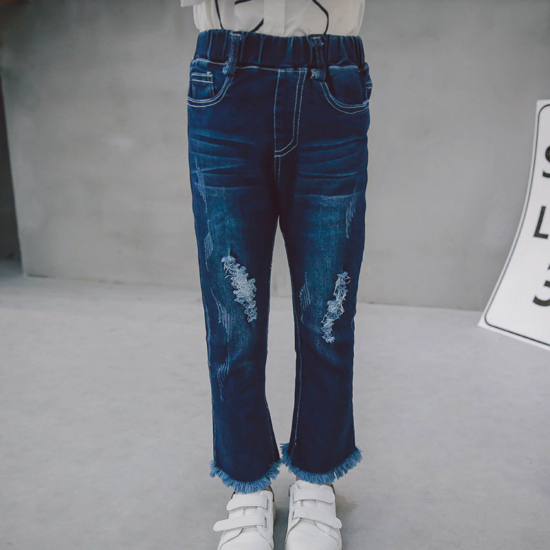 Girls' Jeans New Children's Clothing Spring Children's Clothing Pants