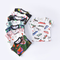 Children short sleeve T-shirt male and female childrens new child fit summer dress new half-sleeve child clothing blouses undershirt tide