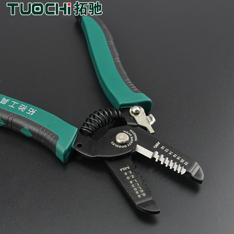 Hướng dẫn tước kìm đa chức năng thợ điện dây máy cắt lột dao lột dao xoắn kìm công cụ kìm dây