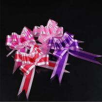 Phnom Penh happy word hand flower wedding decoration supplies auxiliary car wedding car new house decoration gift packaging ribbon