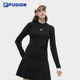 FILAFUSION Fila trendy sweater knitted women's sweater 2024 spring new style cuff contrasting fashion slim sweater