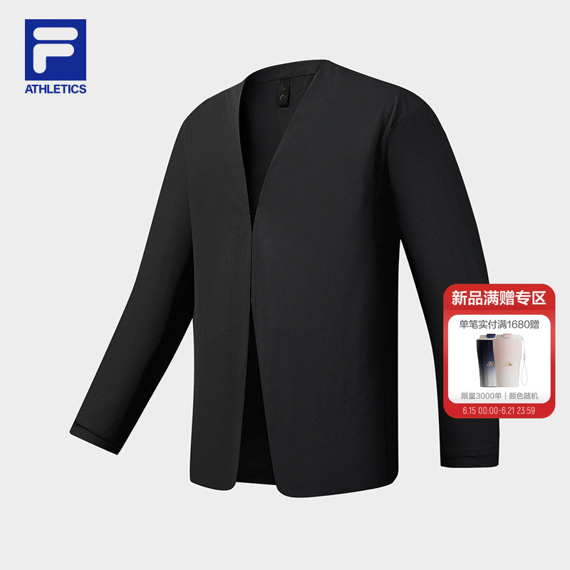 Fila Official Men's Double-Sided Shuttle Knit Top 2026 Summer New Outdoor Sports Loose Jacket Fila Official Men's Double-Sided Shuttle Knit Top 2026 Summer New Outdoor Sports Loose Jacket
