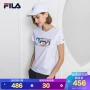 Áo thun ngắn tay của phụ nữ Fila Fila chính thức 2019 mùa xuân Áo phông mới đan giản dị - Áo phông thể thao áo ba lỗ adidas nam