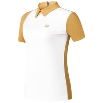 FILA Lapel Short Sleeve POLO Shirt Womens 2024 Autumn New Golf Sports Sunscreen Breathable T-Shirt Top