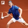 PHIM ATHLETICS Fila nam ngắn tay POLO 2019 mùa thu mới đan áo sơ mi ngắn tay - Áo polo thể thao mẫu áo polo nam