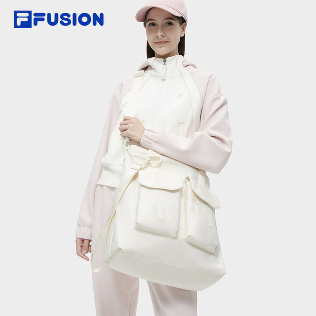 FILAFUSION Fila trendy brandy handbag ແບບຄູ່ຜົວເມຍ 2024 ພາກຮຽນ spring ຄົນອັບເດດ: ໃຫມ່ແນວໂນ້ມ crossbody bag