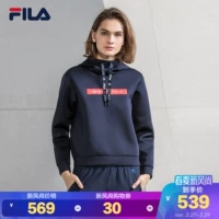 Áo len nữ chính thức của FILA Fila 2019 Mùa xuân mới Thể thao thường xuyên đan áo len nữ - Thể thao lông cừu / jumper áo thun ôm tay dài