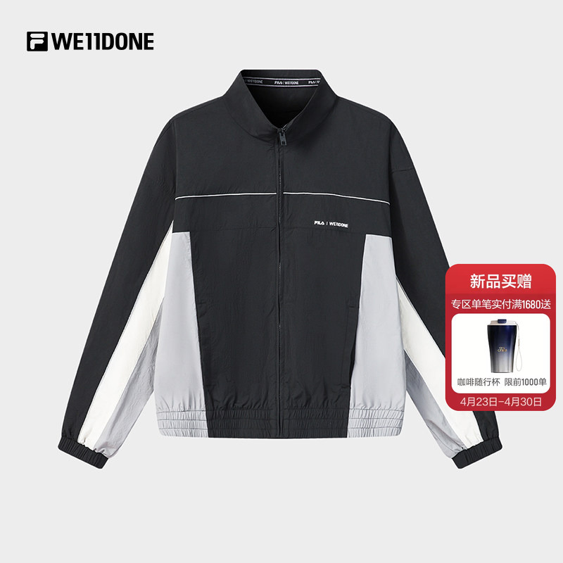Fila X We11Done Official Couple Woven Top 26 Summer New Fashion Casual Loose Jacket