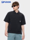 Fila fusion fila 패션 브랜드 남자의 직물 짧은 슬리브 폴로 셔츠 2025 여름 새로운 캐주얼 느슨한 탑