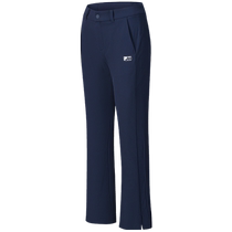 FILA official womens woven trousers 2024 summer new golf sports basic simple boot-cut trousers