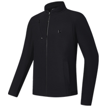 FILA official mens woven jacket 2204 autumn new golf sports basic stand-up collar top