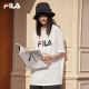 FILA 공식 커플 반팔 티셔츠 여름 패션 캐주얼 뉴트럴 실크 부드러운 코튼 루즈 스포츠 짧은 티셔츠 남성과 여성을 위한