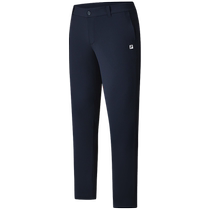 FILA official mens woven trousers 2024 new summer basic simple golf sports straight pants