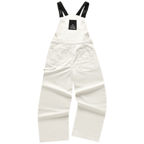 FILA FUSION FILA trendy brand woven overalls womens 2024 spring new fashion casual workwear style pants