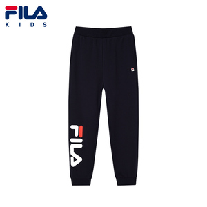 FILA KIDS 斐乐儿童中大童男长裤2021春季新款休闲裤运动裤时尚裤