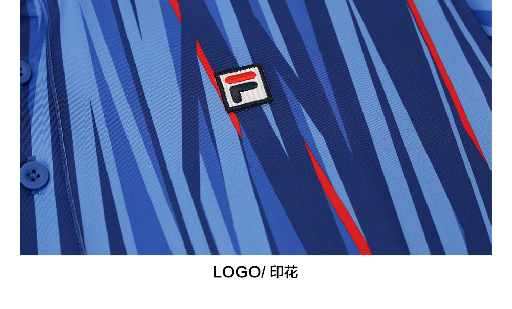 PHIM ATHLETICS Fila nam ngắn tay POLO 2019 mùa thu mới đan áo sơ mi ngắn tay - Áo polo thể thao áo polo nữ form rộng có cổ