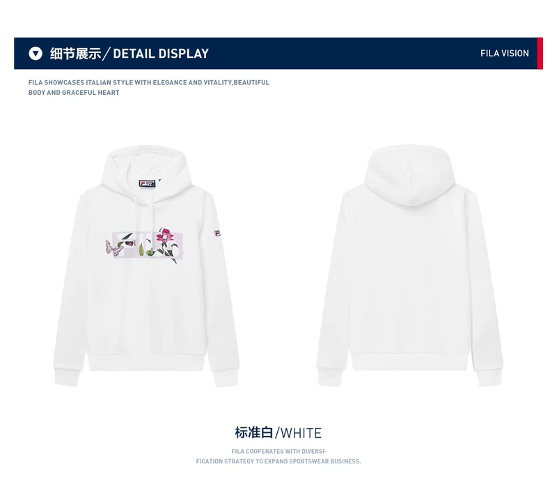 Áo len nữ chính hãng của Fila Fila 2019 mùa xuân mới - Thể thao lông cừu / jumper