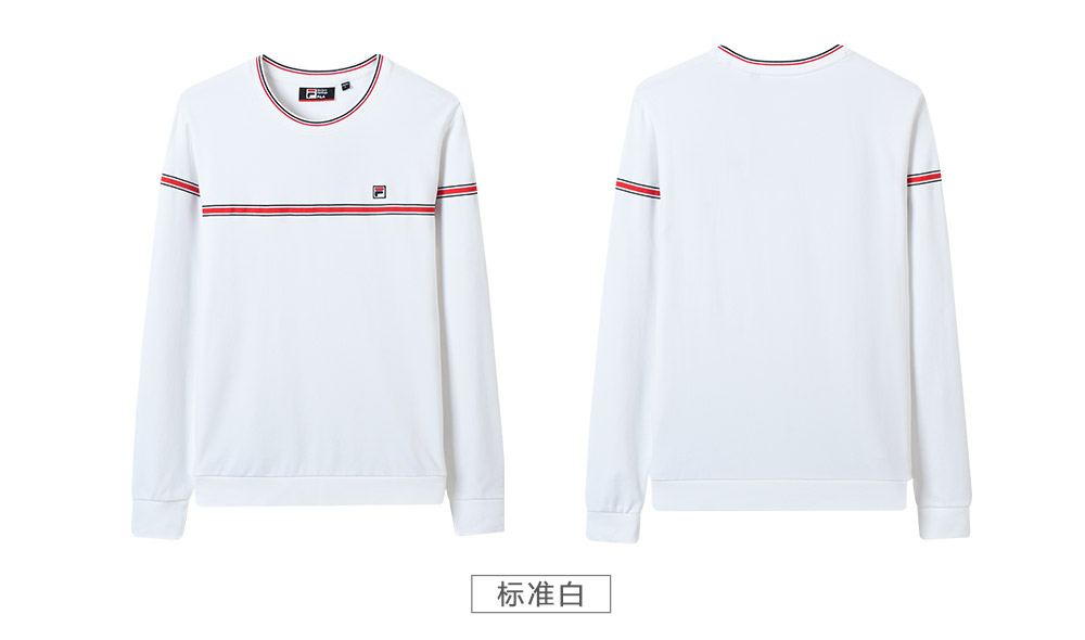 Áo len nam chính hãng của Fila Fila 2019 Xuân mới Áo thun nam đơn giản và hợp thời trang - Thể thao lông cừu / jumper áo hoodie