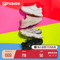 FILA FUSION Fellog Tide hard candy shoes light women's shoes thick-bottomed dad shoes women running shoes winter