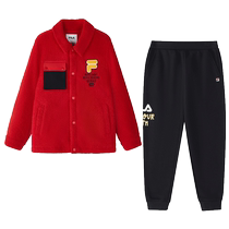 FILA KIDS Childrens Clothing Childrens New Years Suit Spring New Childrens Red New Years Jacket and Pants