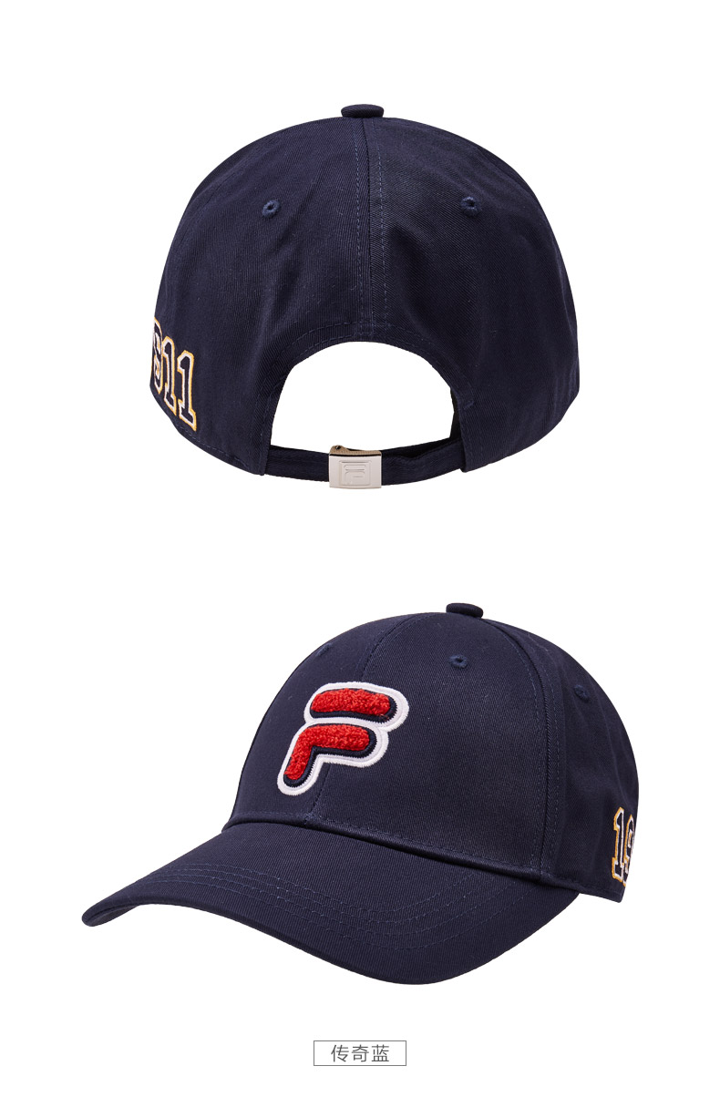 FILA Fila hat 2018 new breathable chịu mài mòn thể thao giản dị mũ bóng chày đơn giản nữ nón kết