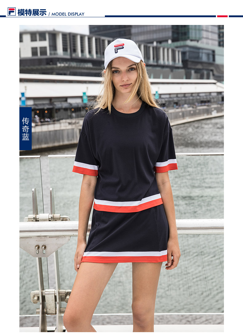 Fila váy ngắn Fila 2018 mùa hè mới thời trang thể thao giản dị váy váy nữ bộ thể thao nữ mùa đông adidas