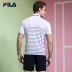 Fila fila quần vợt nam ngắn tay áo 2018 mới thanh lịch thoải mái thể thao giản dị ngắn tay áo polo áo sơ mi nam