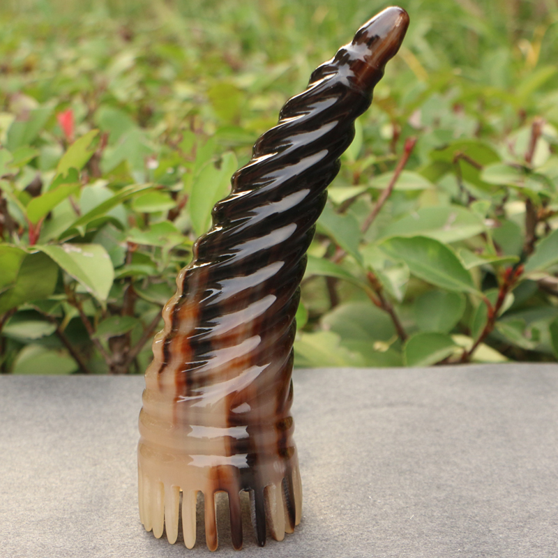 Natural yak horn wash hair massage comb massage comb hair massage comb hair massage comb