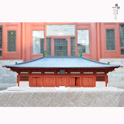 Wutai Mountain Fuguang Temple East Hall Model Chinese Ancient Architecture Tang Dynasty Miniature Wooden Assembly Handmade 3Diy 