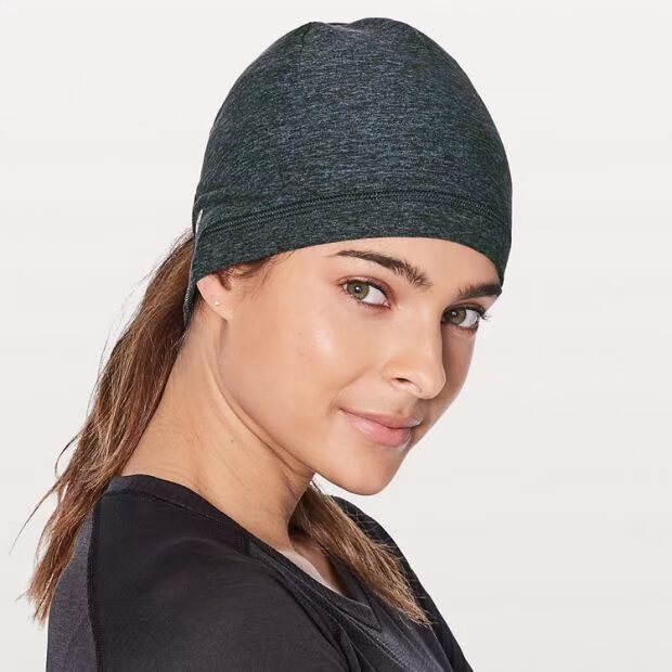 LU Run It Out Toque Earmuffs mùa thu và mùa đông mũ thể dục chạy bộ ngoài trời mũ lưỡi trai adidas