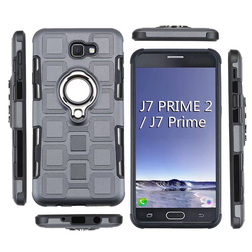 Samsung j7prime stand case ring cover Samsung j7prime bracket mobile phone protective shell
