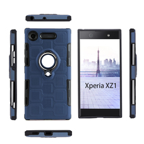 索尼xz1指环手机壳 Sony Xperia XZ1 Phone Case Stand防摔保护套