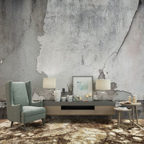 Fashion modern geometric industrial wind mural Nordic graffiti art background wall restaurant sofa wall mural custom-made