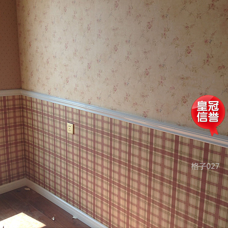 American Countryside Style Wallpaper Inglent Plaid Wallpaper Red Blue Plaid Wallpaper Book Room Wallpaper Background Wall