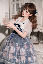 Meows original little love song cover gauze lolita dress jsk cabbage lolita spot sweet elegant lo skirt