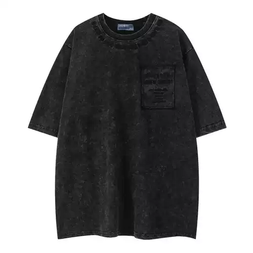 «Восстание» 24SS TIDE BRAND Summer American Street Brother -стиль тяжелый вышитый короткометражный короткокласс