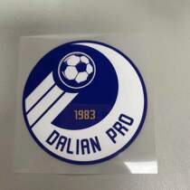 2019 2018 Chinese Super Dalian Dalian one side genuine hot stamping embroidery team emblem 21 years Dalian Shide