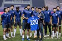 NIKE Shenhua captain GIO Moreno 200 commemorative jersey fans with a full set of printed