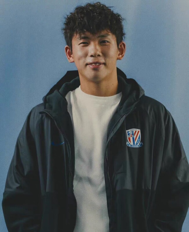 Nike Shanghai Shenhua Windbreaker Fleece Jacket Awf Iq0585-010