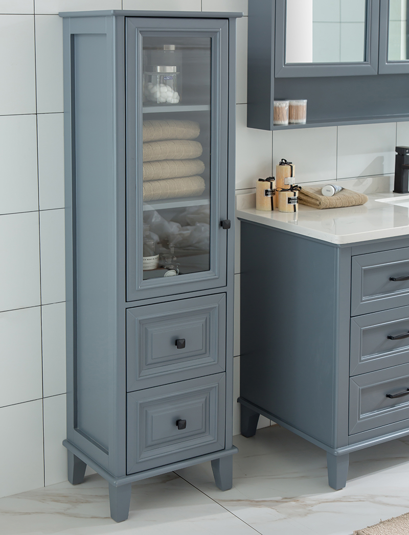 Nordic luxury bathroom sideboard toilet storage cabinet side cabinet toilet storage cabinet toilet cabinet living room floor standing cabinet