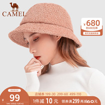 Camel Lady fishermans hat 2021 autumn and winter New face small big head cap cap wind cap Korean version of Joker hat