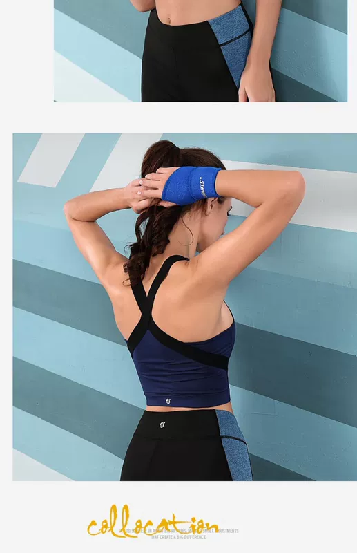 CAMEL Lạc đà thể thao Đồ lót nữ Cross Shoulder Yoga Vest Running Fitness Bra No Steel Ring Shockproof - Đồ lót thể thao