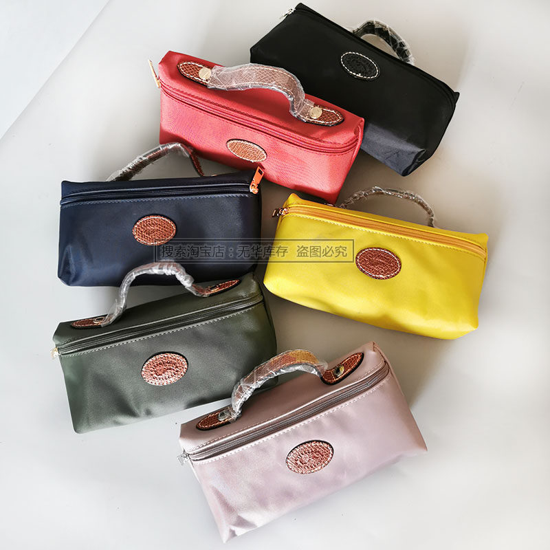 (worthy genuine leather-export foreign trade special price) Advanced waterproof oxford cloth handbag make-up bag containing mobile phone bag