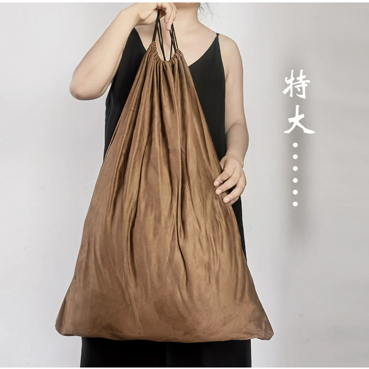 (export stock special number) fashion high order fabric home cashier bag clothing dust-proof bag draw rope bunches pocket-Taobao