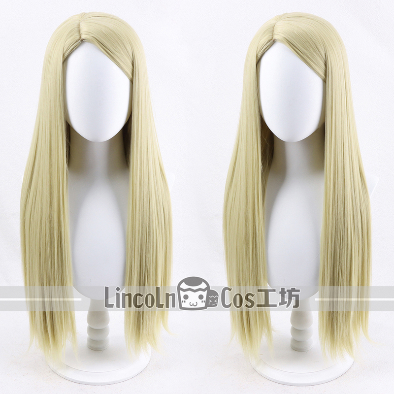 Lincoln Fgo Teskaterlipoque Smoke Mirror Cos Wig 78cm Long Straight Side Part Long Scalp Wig Lincoln Fgo Teskaterlipoque Smoke Mirror Cos Wig 78cm Long Straight Side Part Long Scalp Wig