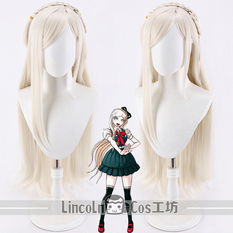 Lincoln Danganronpa Sonia Sonia Neuvormand Cosplay Wig Scalp Top
