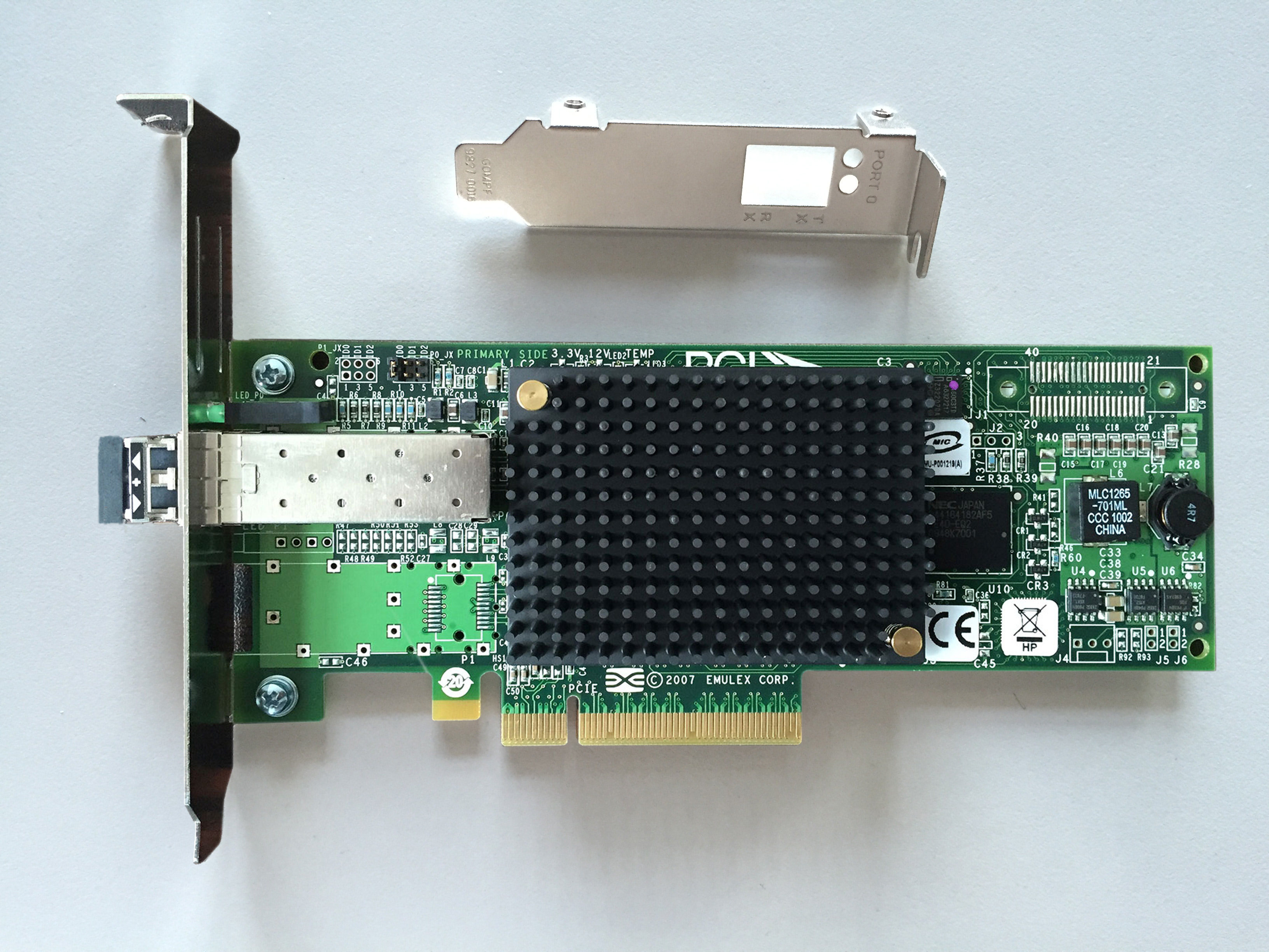 Original HP AJ762A 81E 489192-001 LPE12000 8G Single Port HBA Fiber Card