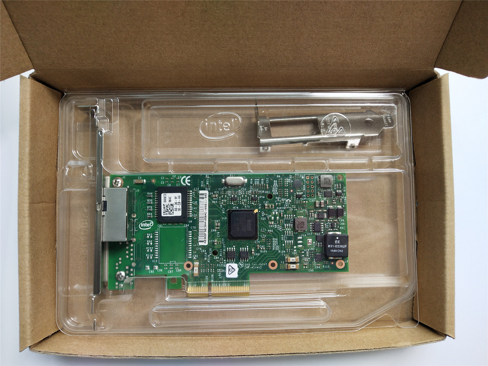 INTEL I350T2V2 DELL 08WWC9 0V5XVT 1G four electrical ports PCIE Gigabit network card